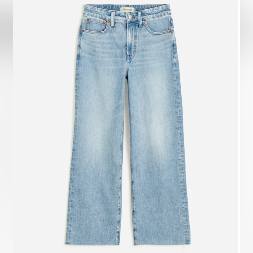 MADEWELL The Curvy Perfect Vintage Wide-Leg Crop Jean NWT Size 25P - Picture 14 of 14